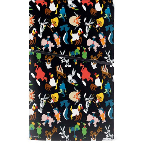 Looney Tunes Identity Pattern PS5 Slim Digital Edition Console Skin